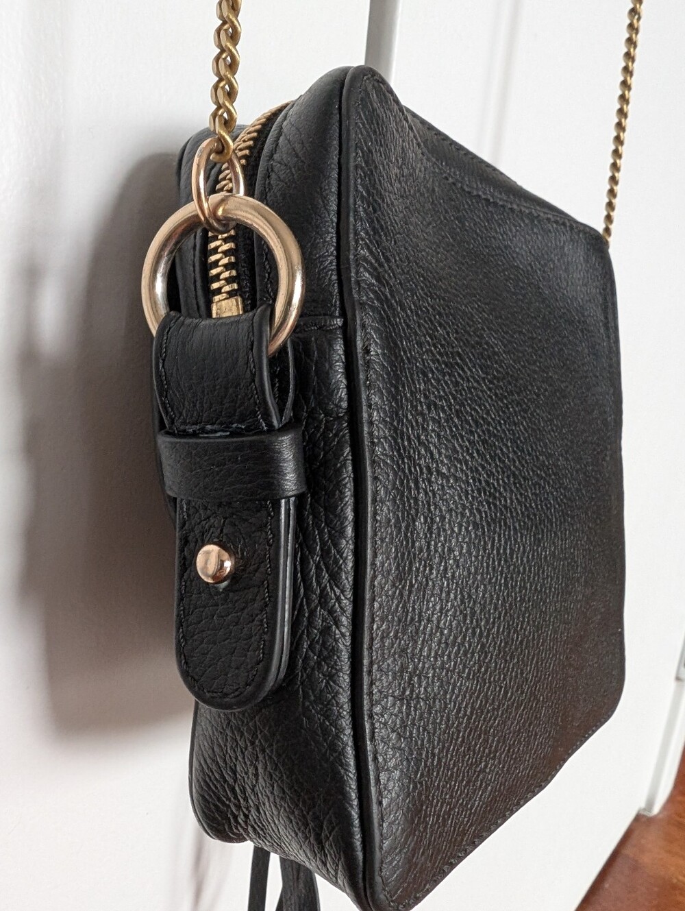 See By Chloé Joan Mini Camera Bag In Black Leather & Suede Crossbody or Shoulder - Picture 7 of 9